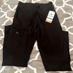 Adar Pro Women's Slim Fit Utility Cargo Scrub Petite Pant